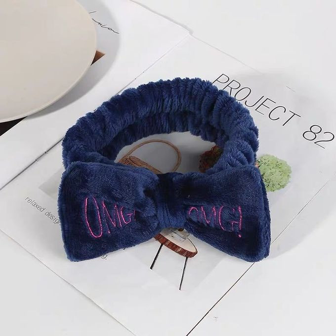 Omg Head Band, Navy Blue