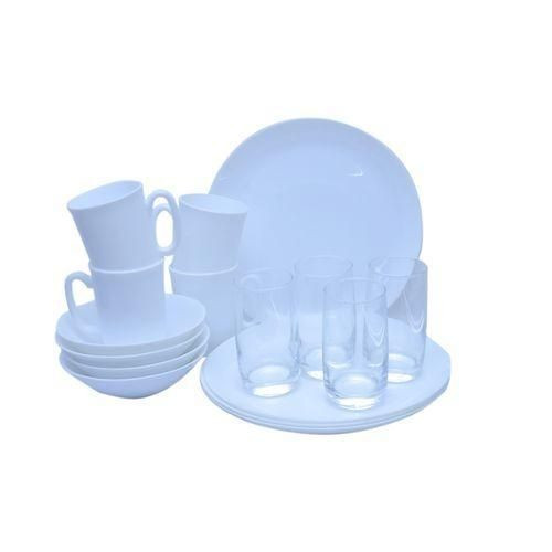 Luminarc Diwali 16pcs Dinnerset - White