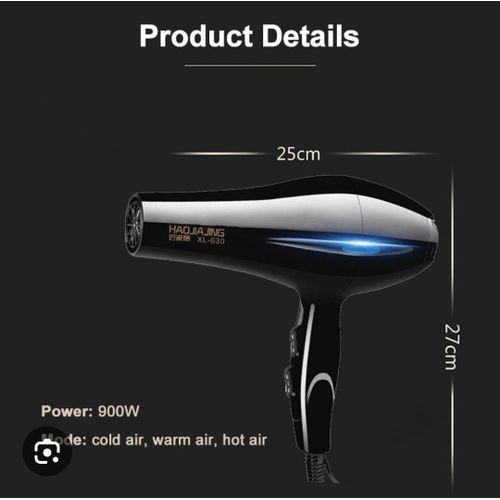 Professional Hair Dryer- Black