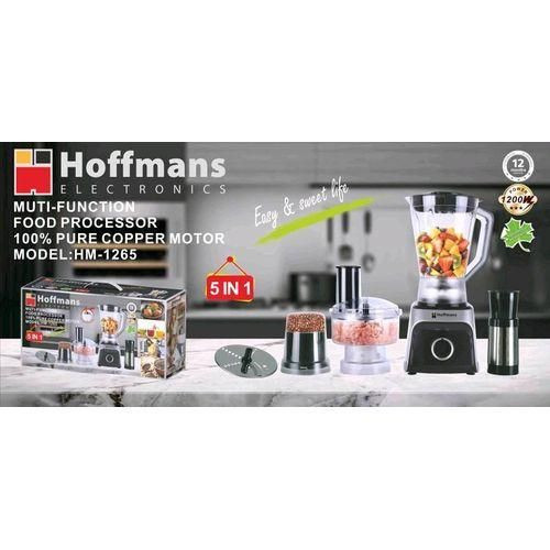 Hoffmans Multi-Function Food Processor HM-1265 ( Silver)