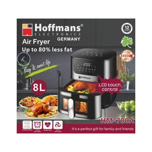 Hoffmans Air Fryer Hm-780A - Silver