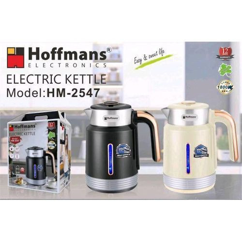 Hoffmans Electric Kettle Model HM-2547 - Black