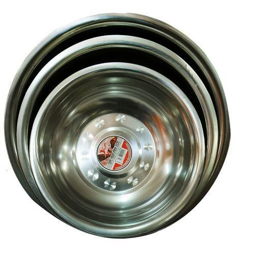Set Of 3 Eating Bowls – Stainless Steel