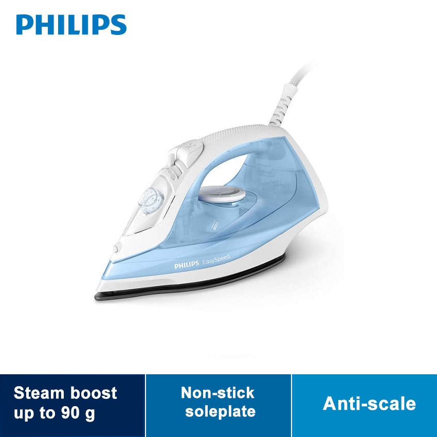 Phillips Easy Speed Steam Flat Iron GC1740/26 - Blue