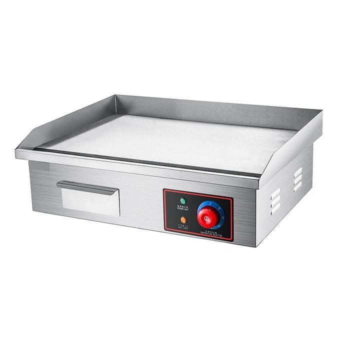 Commercial Single Chapatti Electric Griddle-SILVER