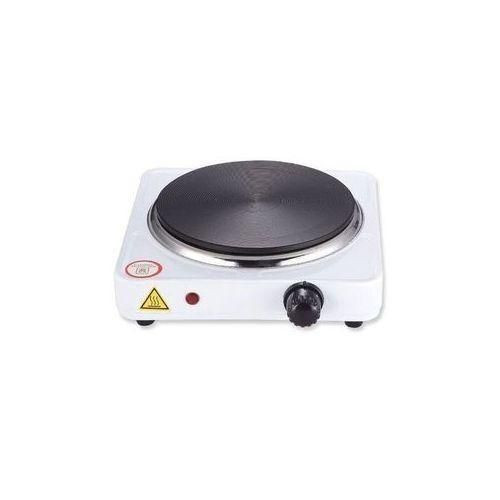 Single Solid Electric Hotplate 1000W - Black & White
