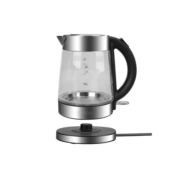 Big Cordless Glass Kettle Fast Boiling -Transparent
