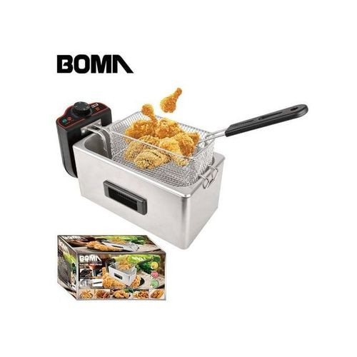 Heavy Duty Genuine 3 Liter / 3L Commercial Single ELECTRIC Deep Fryer - Silver