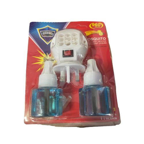 Shenke Double 3 Plug Electric Mosquito Repellent Device With Refil-White