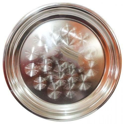 Plain Stainless Steel Serving Tray - Aluminium