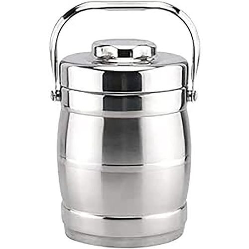 Large Insulated Stainless Steel Food Flask For Keeping Lunch Hot Food Container Lunch Box For School Office Picnic Travel Outdoors-Silver