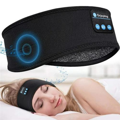 Bluetooth Sleeping Headphones Headband Wireless Music Sport Eye Mask For Side Sleeper