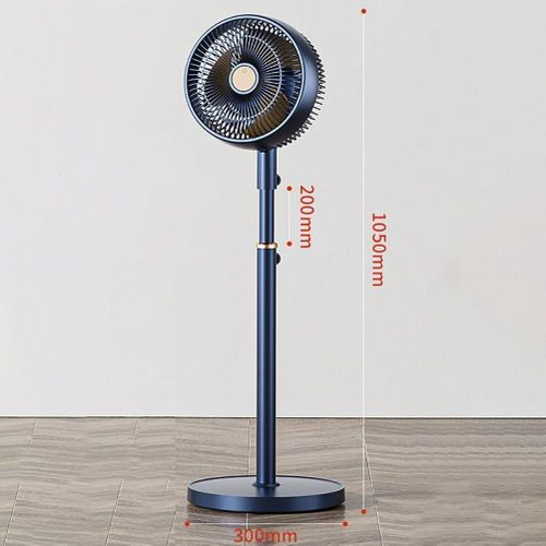 Air Circulation Fan, Manual Mechanical Adjustment, Office Vertical Floor Fan, High Wind Power Aluminum Blade Light Sound Turbine Home Energy-Saving Electric Fan