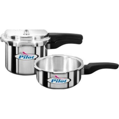 Genetic Other Stainless Steel Pressure Cooker with Cover , 28cm - Silver