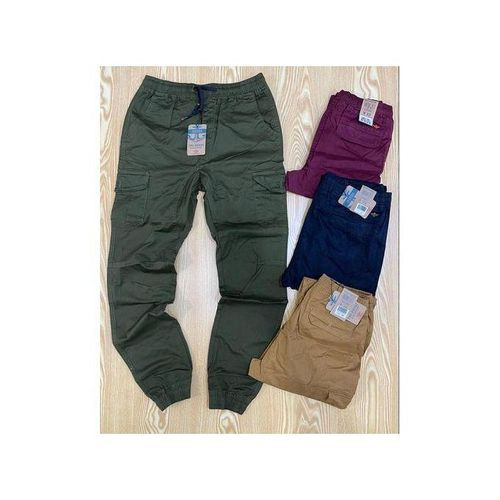 Men's Casual Cargo Pant - Green, Blue, Maroon,Grey, Brown- Multicolor