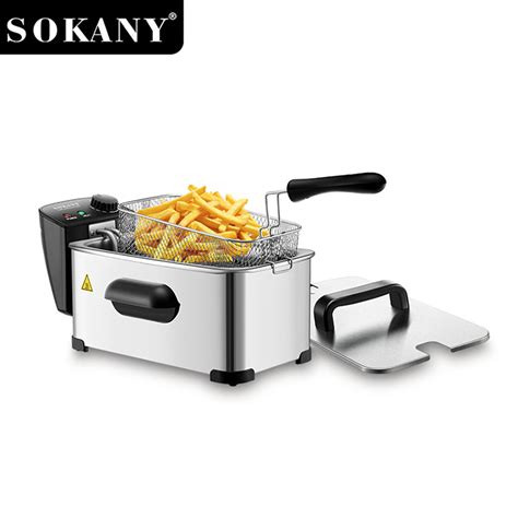 Sokany Deep Fryer Single - Silver