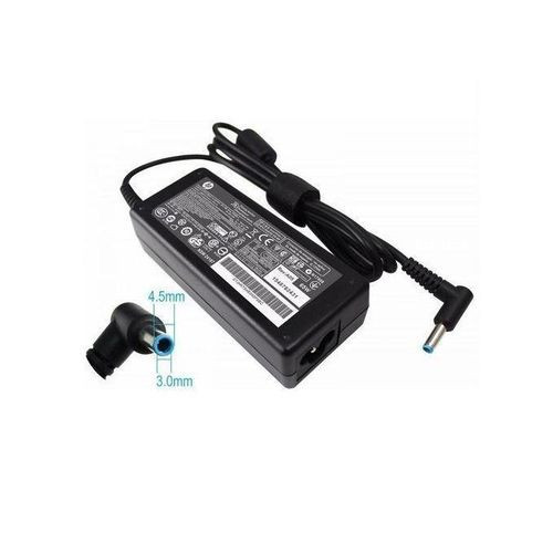 Hp Power Adapter /Small Blue Pin- (19V 3.3A ) - Black.