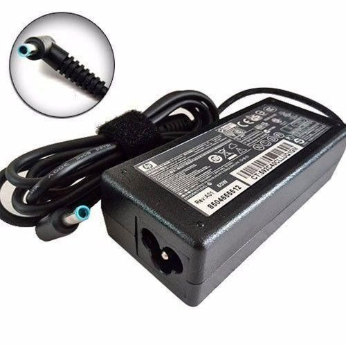 Hp Power Adapter /Small Blue Pin With Power Cord (19V 3.3A ) - Black
