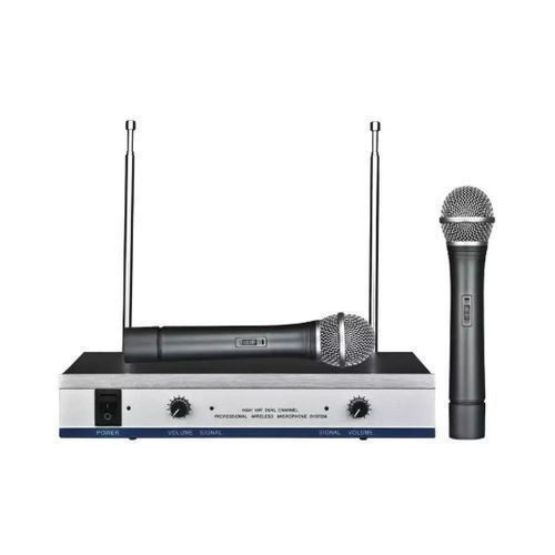 Max Professional Wireless Microphone - Black,Silver