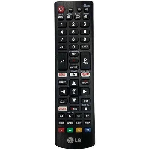 LG Remote Control Replacement For Smart LED And LCD TVs -Black