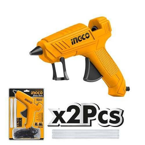 INGCO Glue Gun Volts:220-240V~50/60Hz - Orange, Black