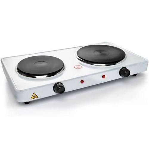Double Solid Electric Hotplate - Multicolor