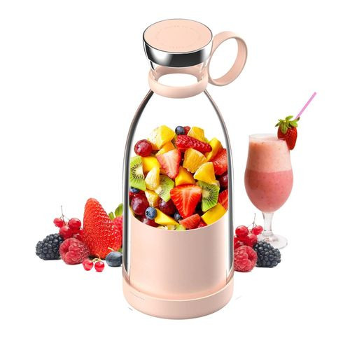 Mini Portable Rechargeable Juice For Making Fruit Juices Everywhere You Go-Transparent