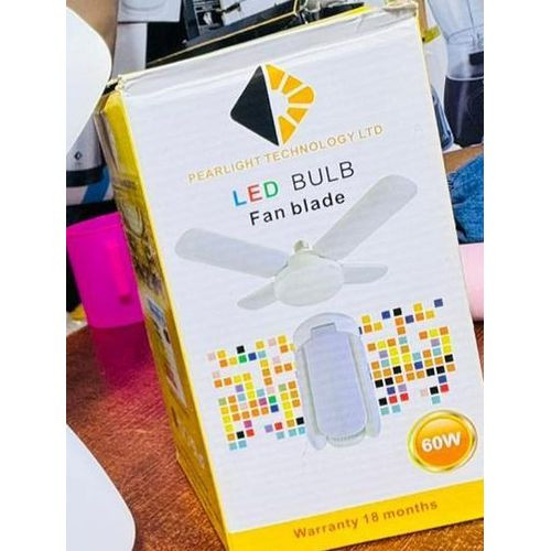 Pearlight LED Bulbs Fan blade -White