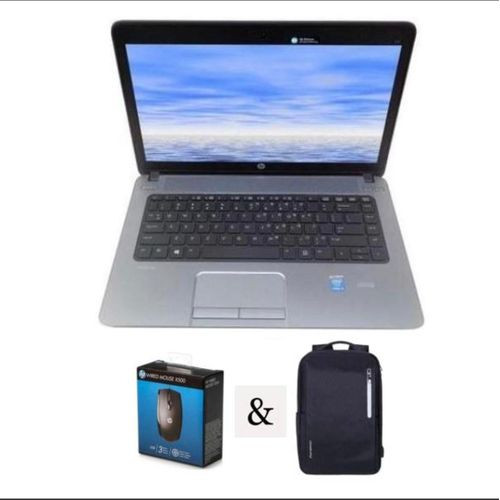 RENEWED Refurbished HP Probook 640 Core I5 8GB Ram 500GB HDD 14 Plus Bag-Black
