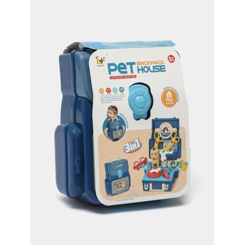 Kid Little Pet Doctor House Backpack 3+