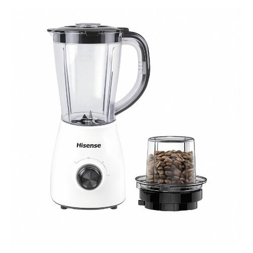 Hisense 1.5 Liters 2 in 1 Unbreakable Blender and Grinder 500W -H15TBWES1A .