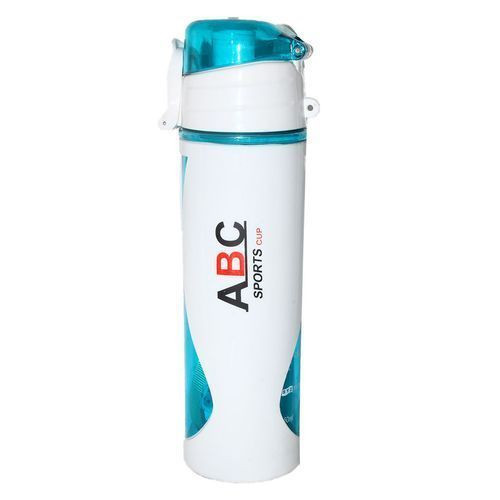 ABC Water Bottle, 600mls - White