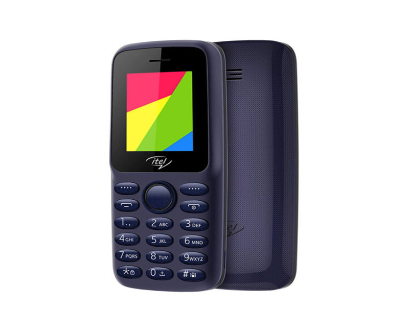 Itel IT2311 – 2.0 Dual-SIM Feature Phone with Type-C Charging, 1500 mAh Battery - Black