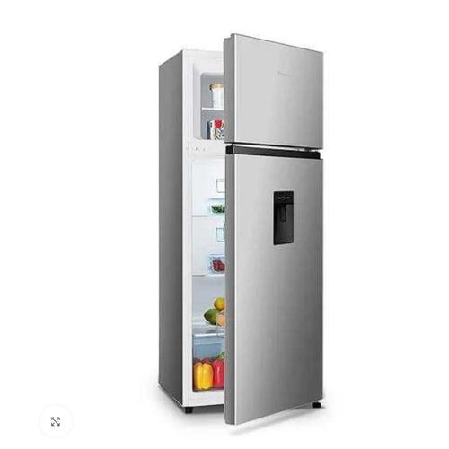 Chiq 270L FRIDGE DOUBLE DOOR SILVER with WATER DISPENSER