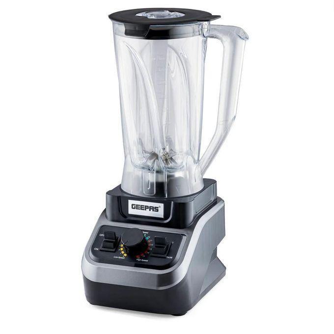Geepas Blender GSB 44037 Heavy duty Blender Unbk jar 2L 2000W