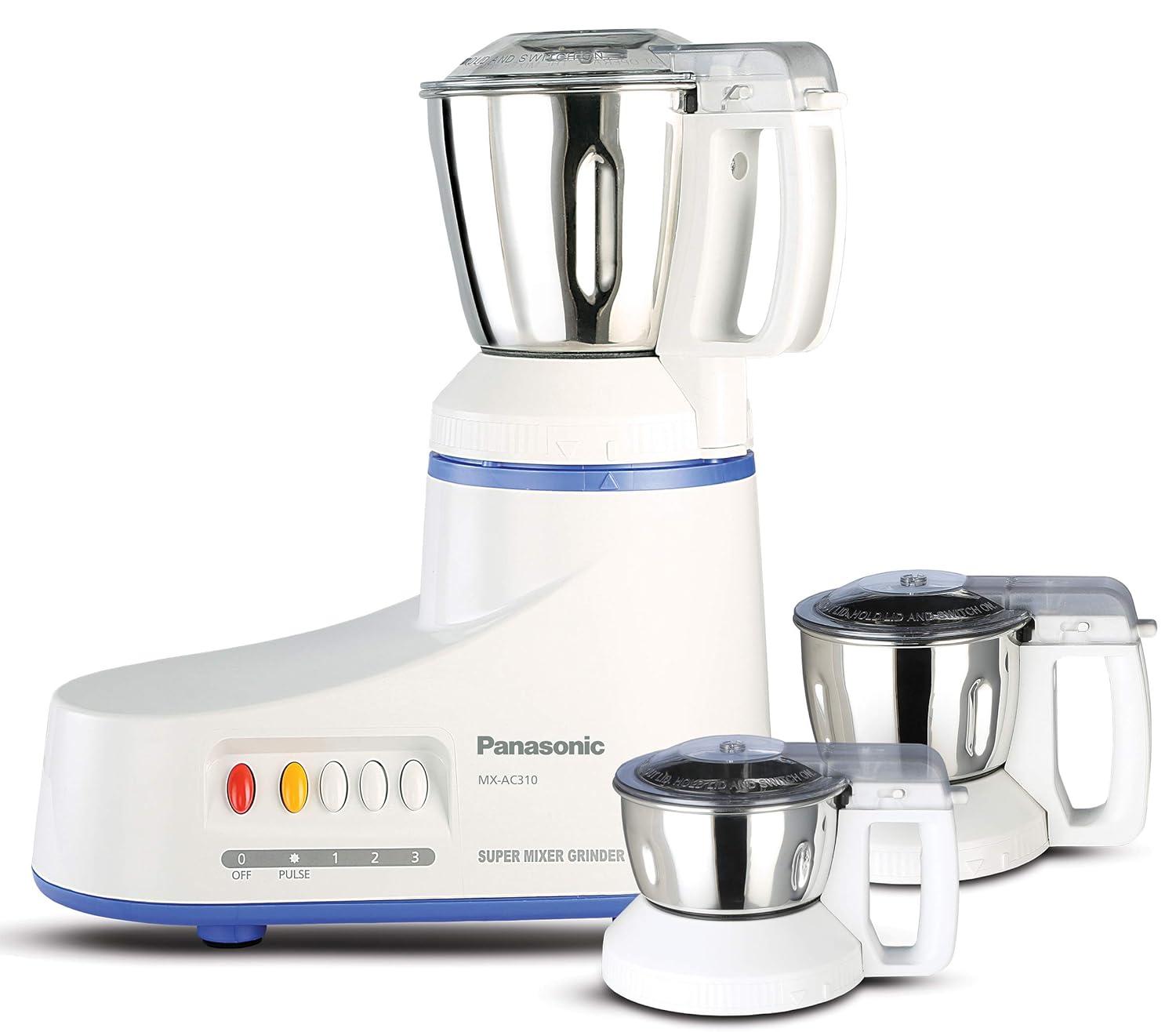 PANASONIC MIXER GRINDER MXAE365KTZ 3 Jars 2000W Stainless Steel Jars