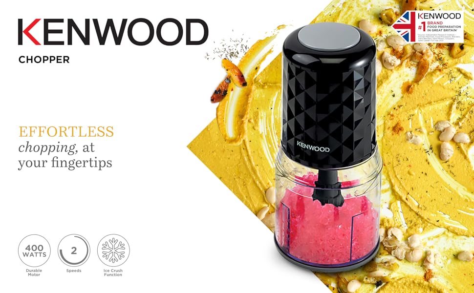 KENWOOD MULTI CHOPPER CHP40 400W + 2SPEED++ Ice Crushing