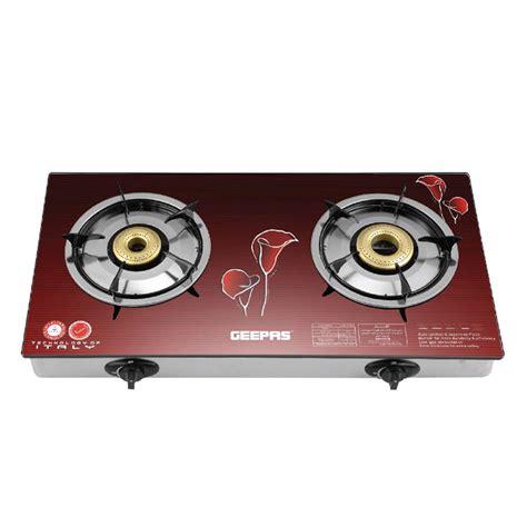 Geepas GK 5602 2Bur tpd glass auto ig